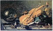 Pieter Claesz Stilleben mit Glaskugel oil